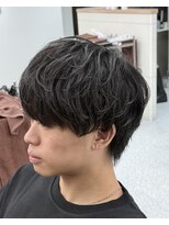 ペレ 渋谷(PELE)&nbsp;スペインカール/スパイキーショート/ブルーブラック/渋谷