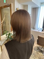 ユッカ 梅田(YUCCA)&nbsp;【 YUCCA 】大人可愛い黒髪ストレート/切りっぱなしうるツヤ