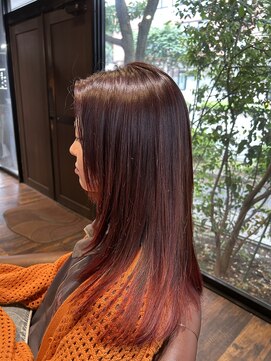 レパーン(Lepa) レッド系裾カラー