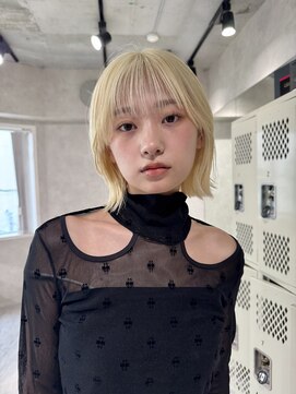 ハイプ(HYPE) 藤沢/ブリーチ/ダブルカラー/抜きっぱなしブロンド/レイヤーボブ