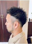 【30代 男性】ロンドンツーブロック(大宮/バーバー)