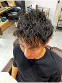 2ブロックツイストパーマ