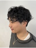 MEN’S HAIR/波巻ツイストスパイラル/フェザーパーマ/伊勢崎