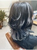 シルバーインナーカラー