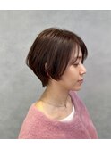 艶 と 丸み の 大人 ショートボブ