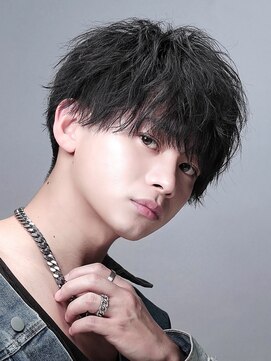 リップス 原宿(LIPPS) 【パーマ】ラウンドマッシュショート