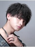 【パーマ】ラウンドマッシュショート