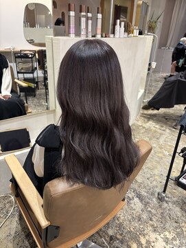 ユッカ 梅田(YUCCA) 【YUCCA】大人可愛い/ロング/lavender greige