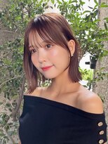 メゾンアクア 表参道(Maison ACQUA)&nbsp;切りっぱなしボブナチュラルボブミディアム前髪縮毛矯正表参道