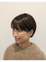リュール バイ ヘッドライト 北千住店(lueur by HEADLIGHT)&nbsp;大人女性×ショート×ミニボブ×前髪短め