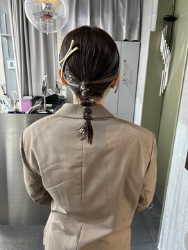 リラス 博多(rilas) ヘアアレンジ　カチモリ　髪質改善