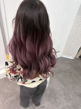 ヘアーデザイン ビバース(hair design vivarth) 卒園おめでとうグラデーションカラー[志木駅・新座駅]