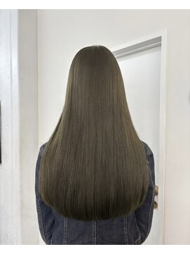 パークヘア 天神大名(parc hair) オリーブカラー