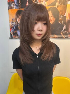 ジュール 池袋(Joule) 小顔見え抜群♪ブラウンベージュ×ハッシュカット◎