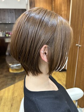 ジャストビューティー シュシュ 横須賀中央店(Just Beauty Chou Chou) 【根岸真奈美】ショートボブ/耳かけショートボブ
