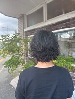 アズグロウ エクラ(AS GROW 'eclat) くびれヘアニュアンスパーマボブ