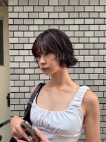 ワビ 本町店(wabi)&nbsp;ボブパーマ×ボルドー