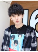 サイドパートマッシュ シティショート 簡単にオシャレに