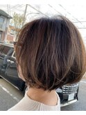 ハイライトショートヘア