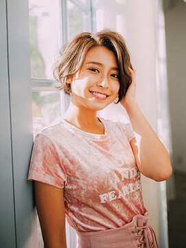 ナウラ(Naurra) 大人可愛いショートボブ【倉敷】/20代/30代/40代/水島/倉敷