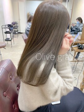 アリー 原宿 表参道(ALLY) [ALLY]透明感たっぷり☆オリーブグレージュ,パールホワイト