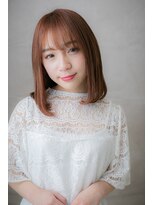 カバーヘア ブリス 北浦和(COVER HAIR bliss)&nbsp;大人可愛いアッシュピンク小顔ワンカール304Z北浦和10代20代30代