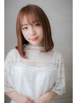 カバーヘア ブリス 北浦和(COVER HAIR bliss) 大人可愛いアッシュピンク小顔ワンカール304Z北浦和10代20代30代