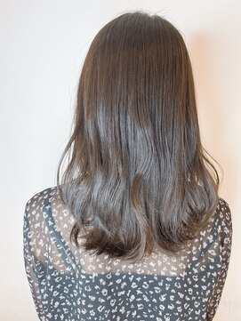 ジーナ 銀座(Zina) かきあげロング/マロンベージュ/逆三角/髪質改善【Zina銀座】