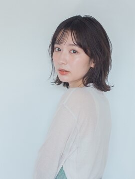 コンティニュー オモテサンドウ(CONTINUE OMOTESANDO) CONTINUE(恵比寿/代官山)Aラインボブ/マロンベージュ