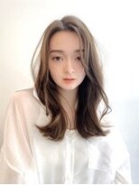 ヘルシーロング韓国くびれショコラベージュ透明感20代30代40代