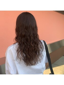 ジールドゥーエ(Zeal due) ハードパーマ　ハイライトグレージュカラー