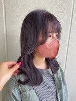 ガリカ シーム(Gallica/SEAM)&nbsp;【桑原雪音】韓国風透明感大人ラベンダー/顔周りレイヤー<原宿>