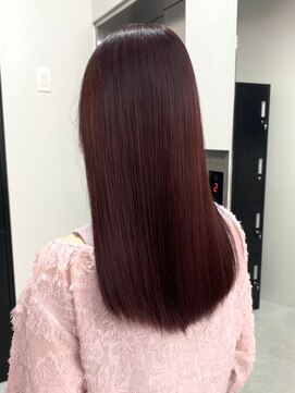 ベレーザ 渋谷(BELEZA) 3106髪質改善ミルクチョコレートスローカラーカシスピンク