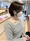 チョコレート×髪質改善 [髪質改善/縮毛矯正]丸みショート N