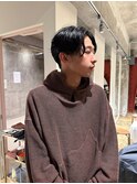 センター分けショート