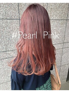 ヘアメイク アージュ 大野城 下大利店(HAIR MAKE age) ワンカール×パールピンク　20代30代40代