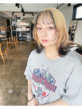 ニュート(Neut ) エンドカラーブラック/ケアブリーチ抜きっぱなし/デザインカラー