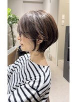 美シルエットショートボブ