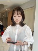 【森千晶】くびれミディアム x イヤリングカラー/シルバー<大名>
