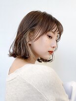 ロンド ロワール 門前仲町(Lond Loire)&nbsp;ボブショートボブ縮毛矯正ベージュグレージュ門前仲町