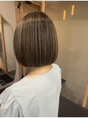 【noi.】ハイライトミルクティーベージュボブ☆