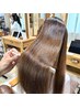 【ダメージ毛専用】髪質改善酸性ストレート(縮毛矯正)＋カット＋ケア