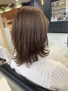 シャンプーボーイエイムス(SHAMPOO BOY aims) ミディアム×外ハネ