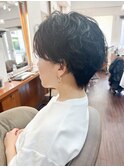 大人かわいいショートパーマスタイル【カット×パーマ】