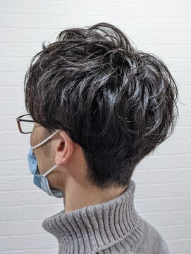 グリーンズ(Greens) 簡単スタイリング！ニュアンスパーマ/刈り上げショート