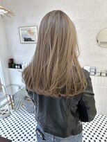 コス(KOS)&nbsp;【KOS 立川】グレージュ×透け感ロング