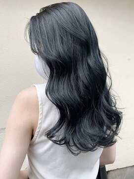 ピープスアンドスー 表参道 渋谷(Peeps&Suu.) ブルーブラック/ダブルカラー/高発色カラー