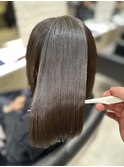 髪質改善サラサラプレミアムストレート大人ガーリー韓国ボブ横浜
