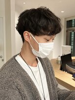 ローネス(LONESS)&nbsp;ニュアンスパーマ　刈り上げマッシュ　マッシュ