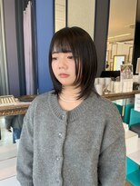 コワファースト 大分(COIFF1RST) 顔周りレイヤースタイル!ボブヘア